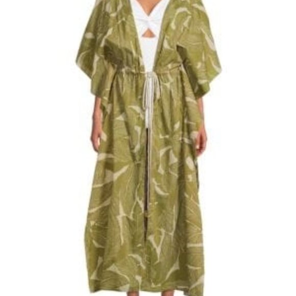 Cotton Caftan Coverup - Picture 1 of 1